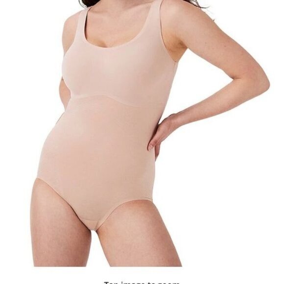 Spanx SPANXshape Invisible Tank Brief Bodysuit Tan Size 2X - Picture 9 of 9